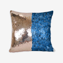 Load image into Gallery viewer, Pristine Pond Sequin Reversible Pillow Case