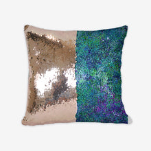 Load image into Gallery viewer, Magical Shoal Sequin Reversible Pillow Case