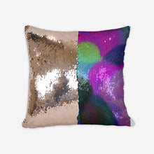 Load image into Gallery viewer, Whimsical Melody Sequin Reversible Pillow Case