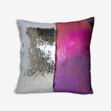 Load image into Gallery viewer, Gemstone Jukebox Sequin Reversible Pillow Case