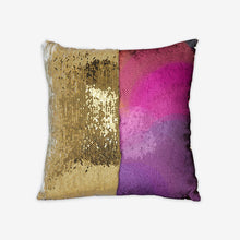Load image into Gallery viewer, Gemstone Jukebox Sequin Reversible Pillow Case