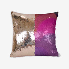 Load image into Gallery viewer, Gemstone Jukebox Sequin Reversible Pillow Case