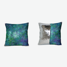 Load image into Gallery viewer, Magical Shoal Sequin Reversible Pillow Case