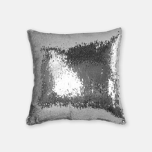 Load image into Gallery viewer, Violet Blossoms Sequin Reversible Pillow Case