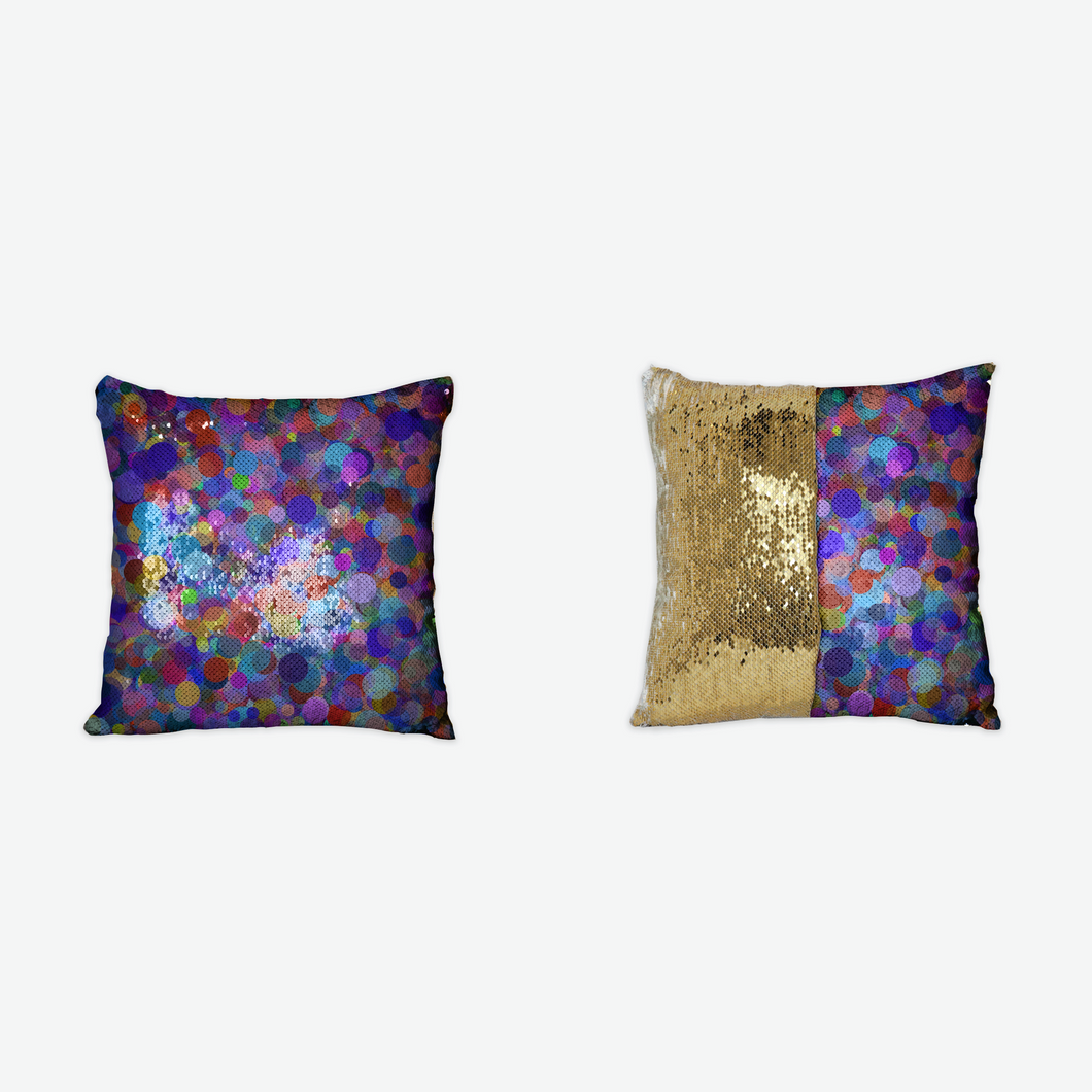 Piñata Pop Sequin Reversible Pillow Case