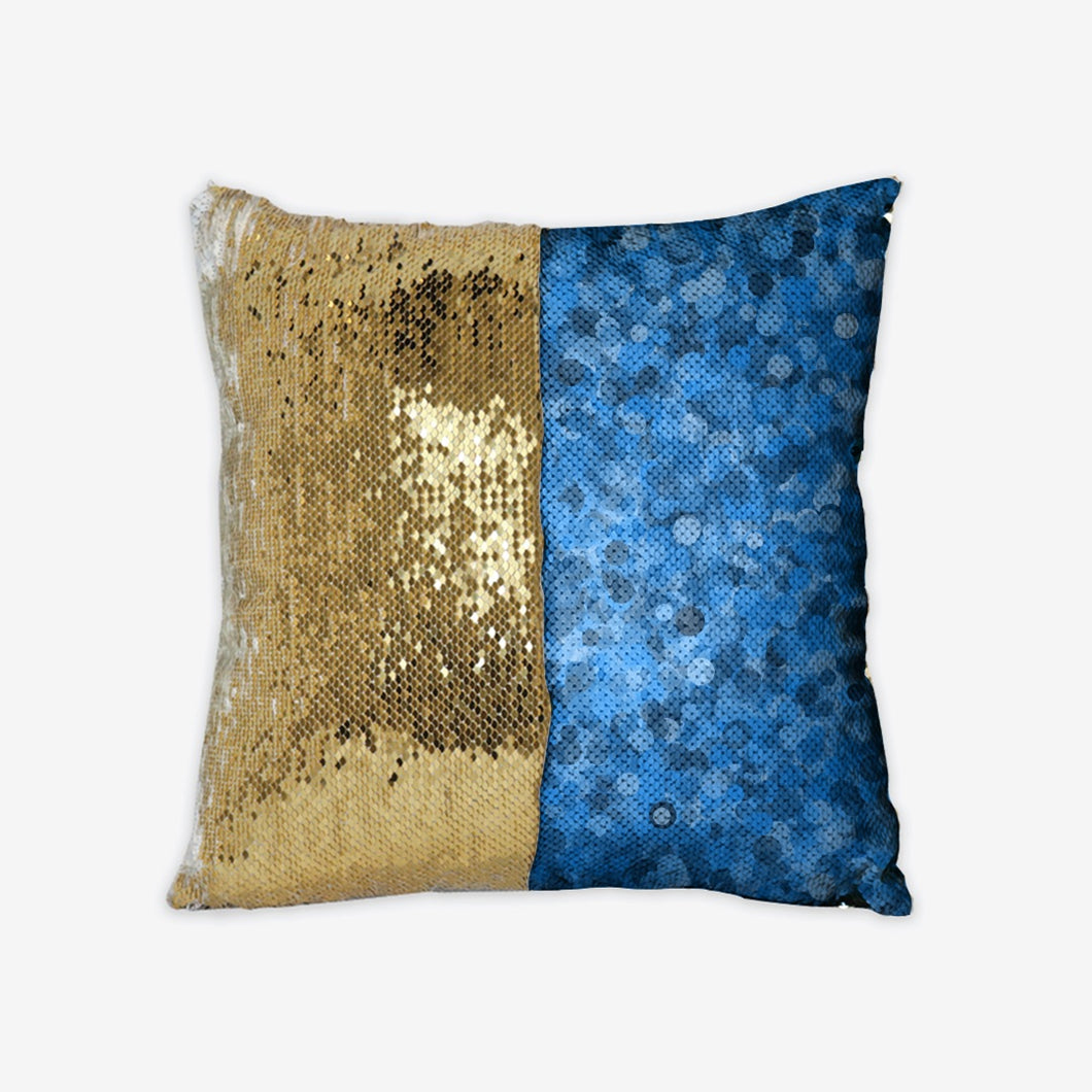 Pristine Pond Sequin Reversible Pillow Case