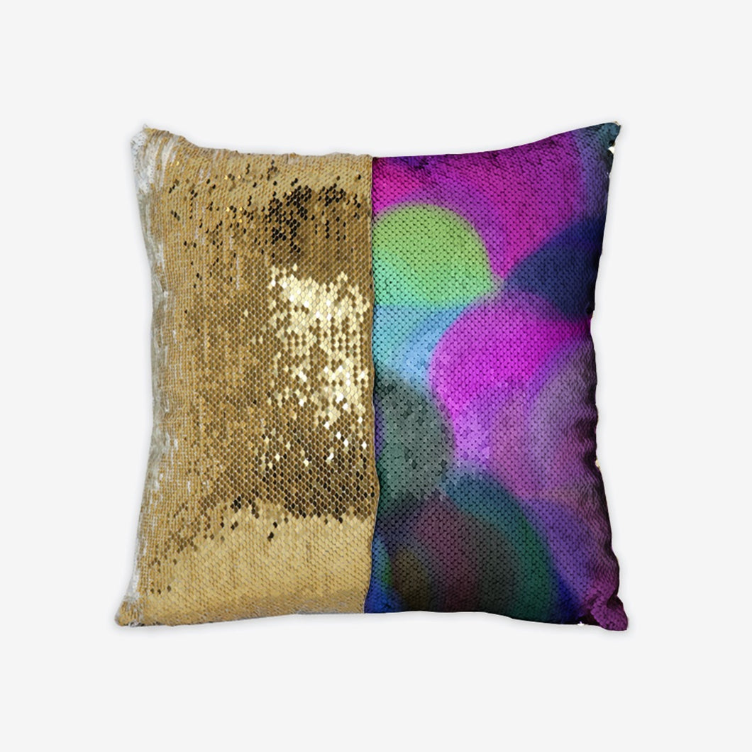 Whimsical Melody Sequin Reversible Pillow Case