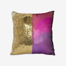 Load image into Gallery viewer, Gemstone Jukebox Sequin Reversible Pillow Case
