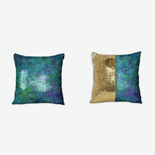 Load image into Gallery viewer, Magical Shoal Sequin Reversible Pillow Case
