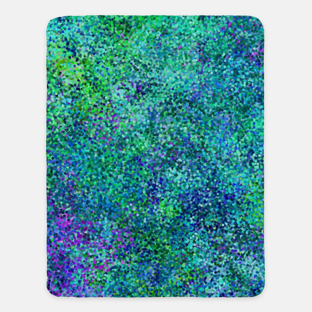 Magical Shoal Large Sherpa Blanket (60