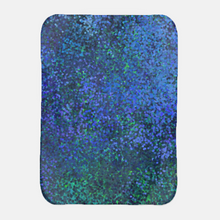 Load image into Gallery viewer, Delphiniums Sherpa Blanket
